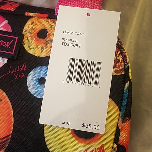 Betsey Johnson donut lunch tote - Picture 4 of 5